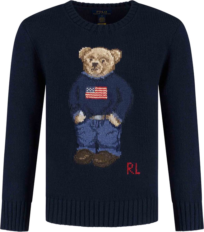 Ralph Lauren Bear Cn Swtr-tops-sweater