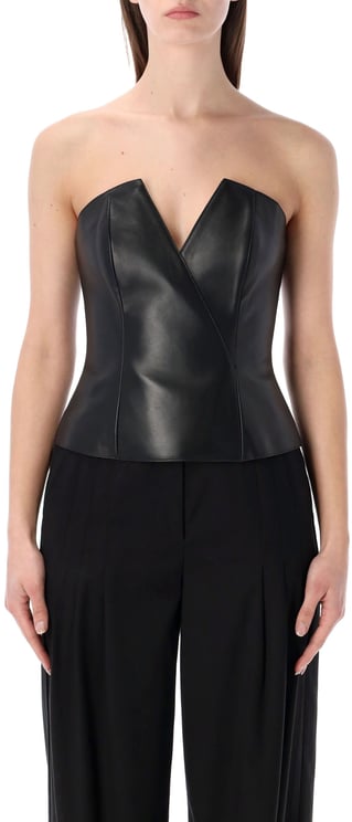 Ralph Lauren Ralph Lauren Harling lambskin bustier