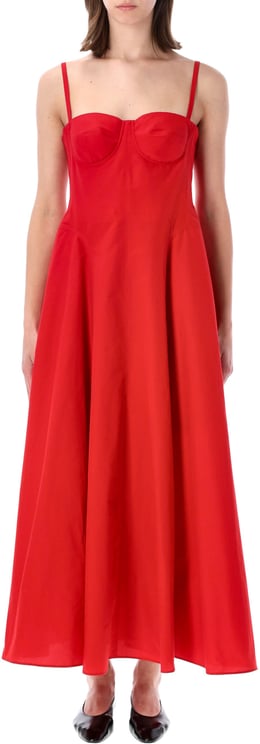 Ralph Lauren Marigot Dress Rosso
