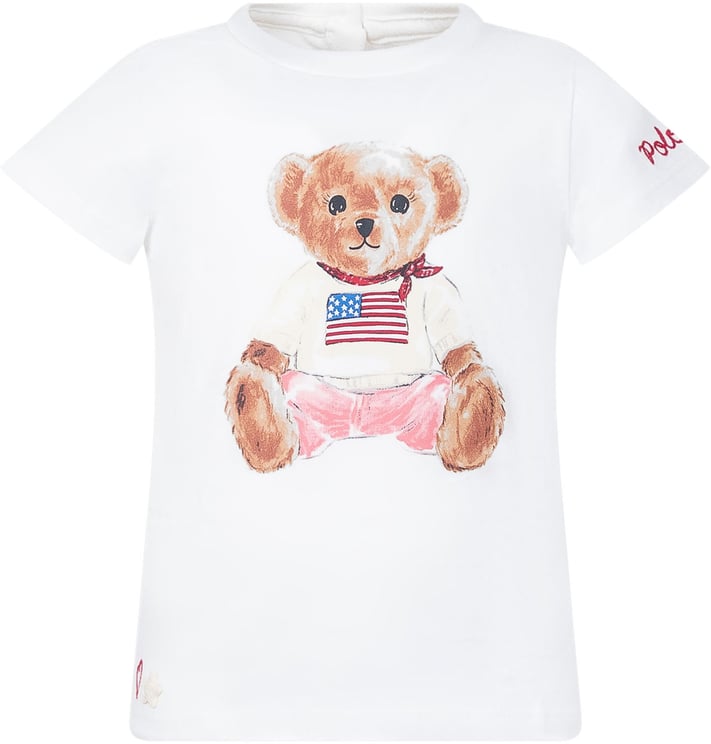 Ralph Lauren T-shirt con Stampa Polo Bear