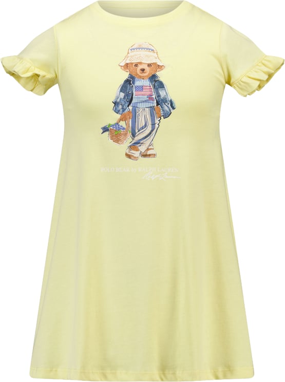 Ralph Lauren Ralph Lauren Kinder Meisjes Jurk In Geel