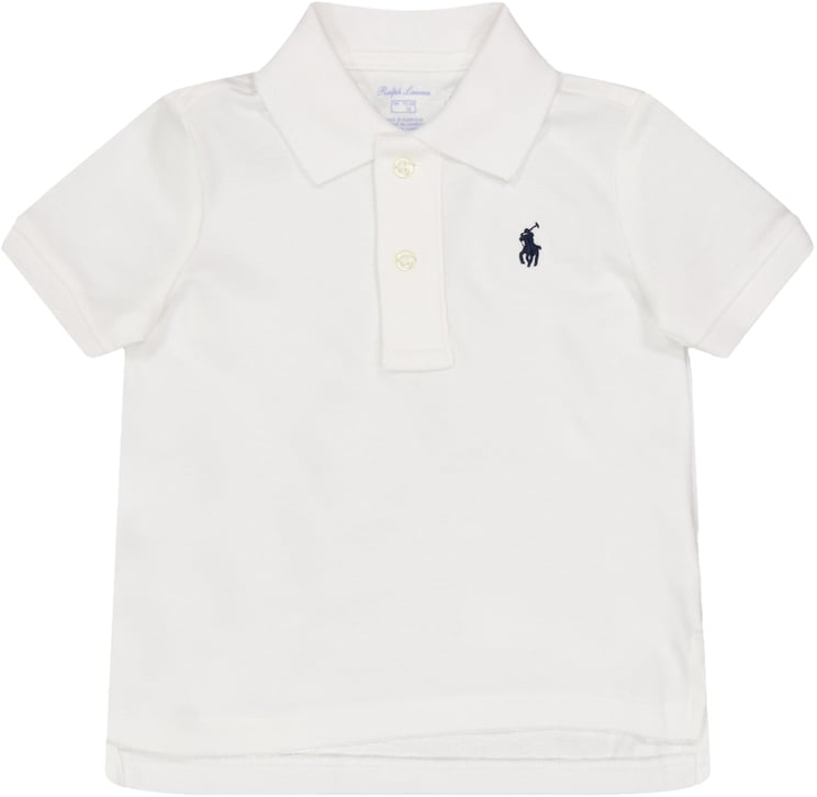 Ralph Lauren Ralph Lauren Baby Jongens Polo In Wit