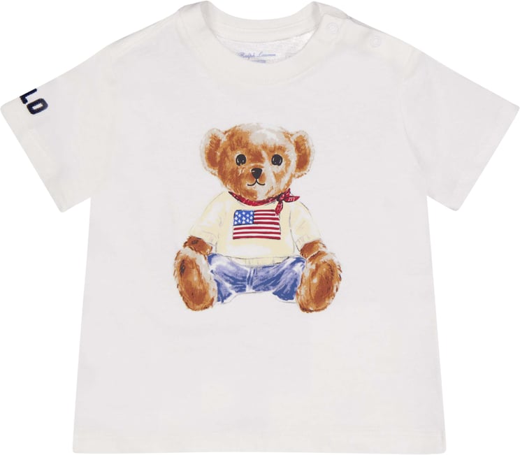 Ralph Lauren Ralph Lauren Baby Jongens T-Shirt In Wit