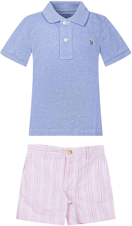 Ralph Lauren Completo Polo e Shorts a Righe