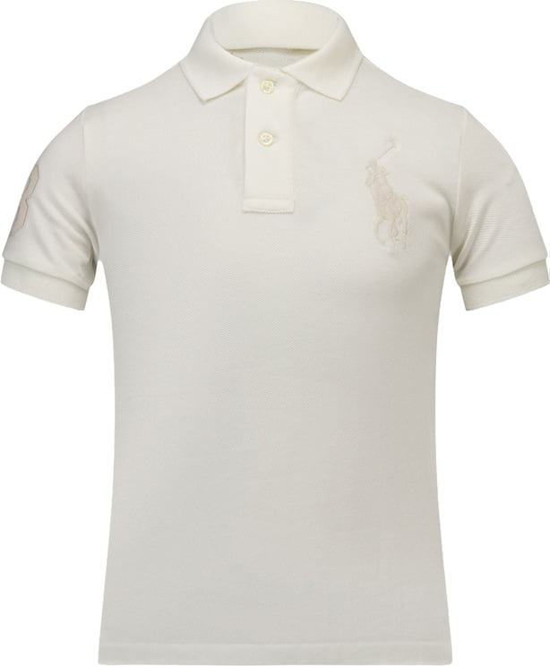 Ralph Lauren Ralph Lauren Kinder Jongens Polo In Wit