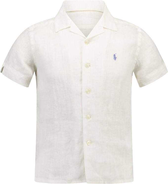 Ralph Lauren Ralph Lauren Kinder Jongens Blouse In Wit