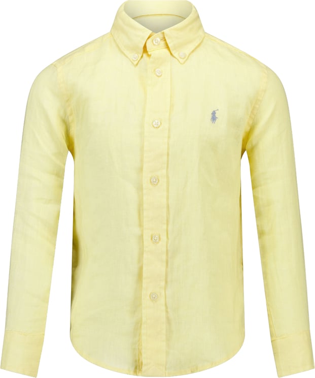 Ralph Lauren Ralph Lauren Kinder Jongens Blouse In Geel