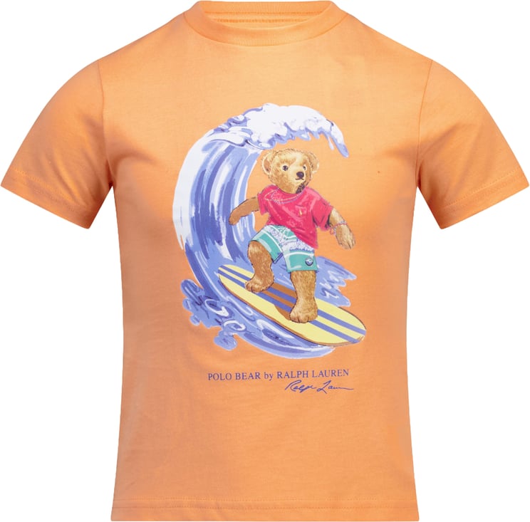 Ralph Lauren Ralph Lauren Kinder Jongens T-Shirt In Zalm