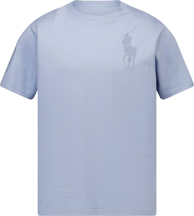 Ralph Lauren Ralph Lauren Kinder Jongens T-Shirt In Licht Blauw