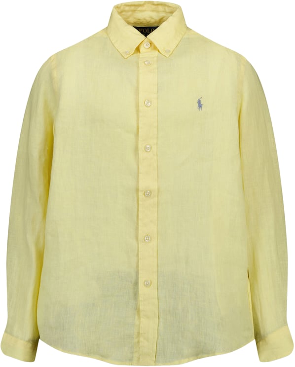 Ralph Lauren Ralph Lauren Kinder Jongens Blouse In Geel