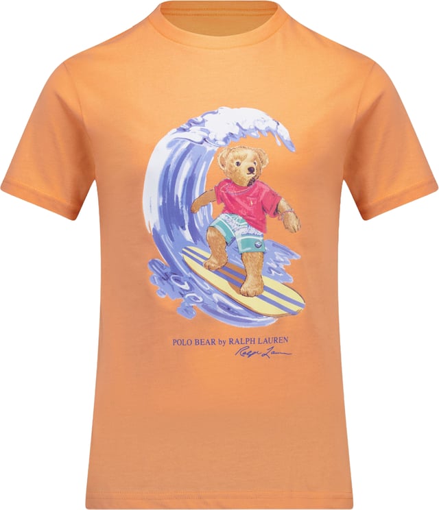 Ralph Lauren Ralph Lauren Kinder Jongens T-Shirt In Zalm