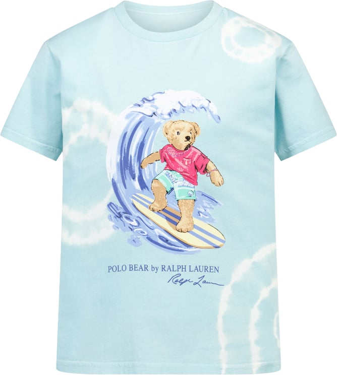 Ralph Lauren Ralph Lauren Kinder Jongens T-Shirt In Turquoise
