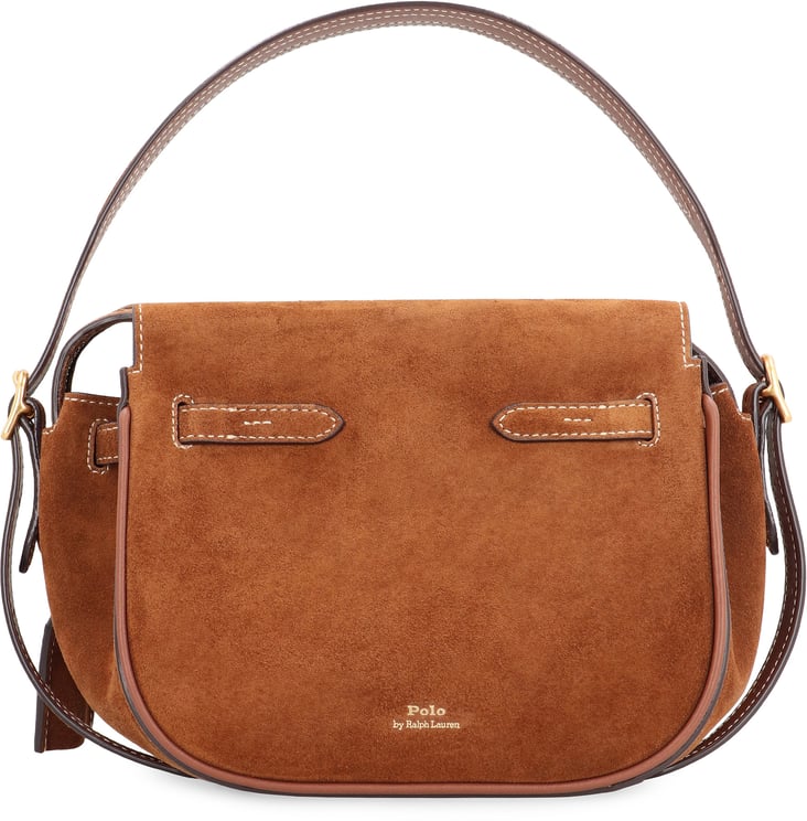 Ralph Lauren Polo ID Suede handbag
