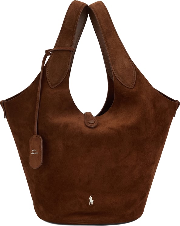 Ralph Lauren Suede leather tote bag