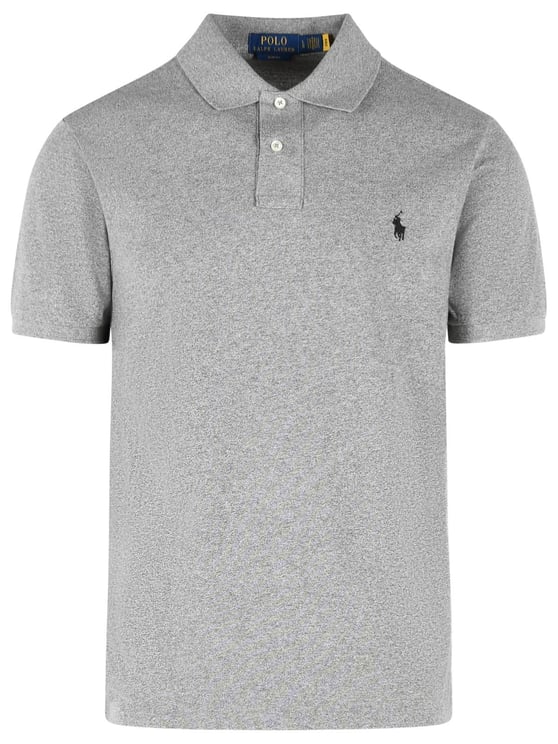 Ralph Lauren Grey Cotton Polo Shirt