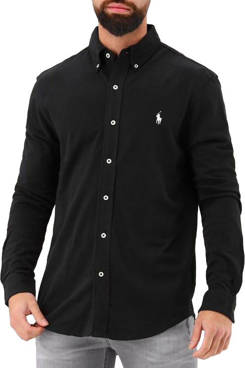 Ralph Lauren Polo Ralph Lauren Overhemd Zwart Featherweight