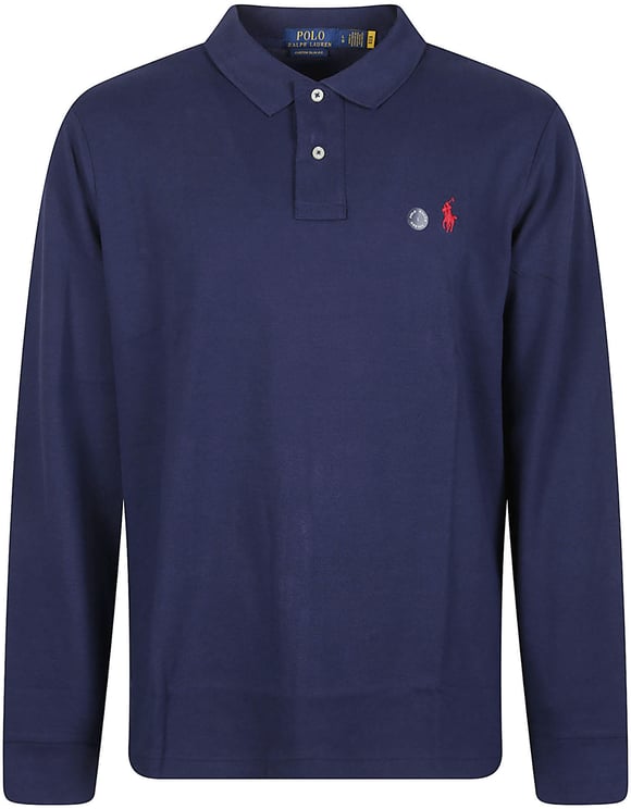 Ralph Lauren Long Sleeve Polo Shirt Blue
