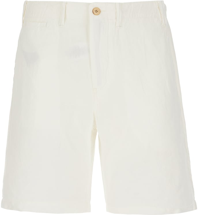Ralph Lauren Polo Ralph Lauren White linen blend bermuda shorts