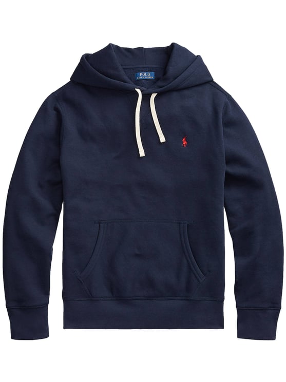 Ralph Lauren Deep Navy Blue Cotton Long Sleeve Hoodie