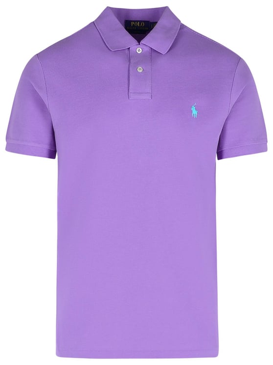 Ralph Lauren Purple Cotton Polo Shirt