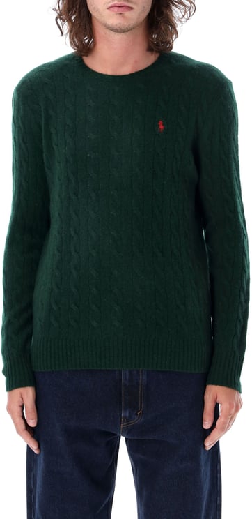 Ralph Lauren Cable Knit Sweater Moss