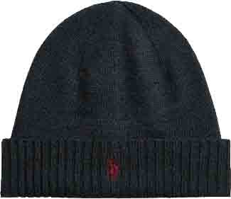 Ralph Lauren Berretto Di Lana Dark Granite