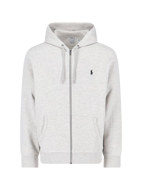 Ralph Lauren Textured Knit Grey Sweater With Round Neckline