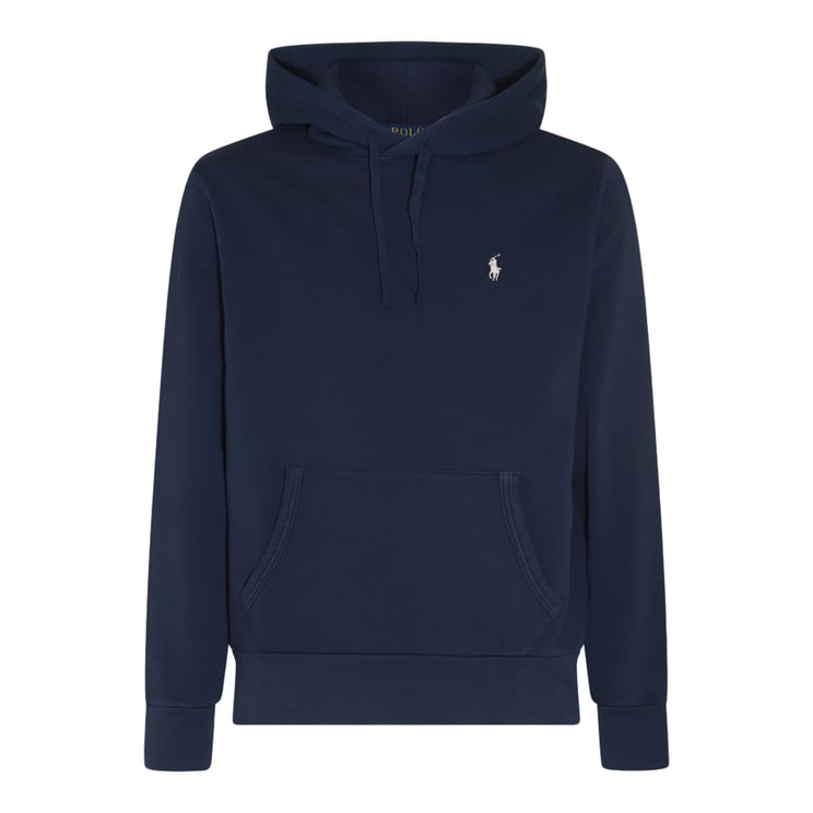 Ralph Lauren Timeless Knit Hooded Sweatshirt with Ribbed Cuffs