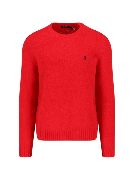 Ralph Lauren Logo Crewneck Sweater – Red