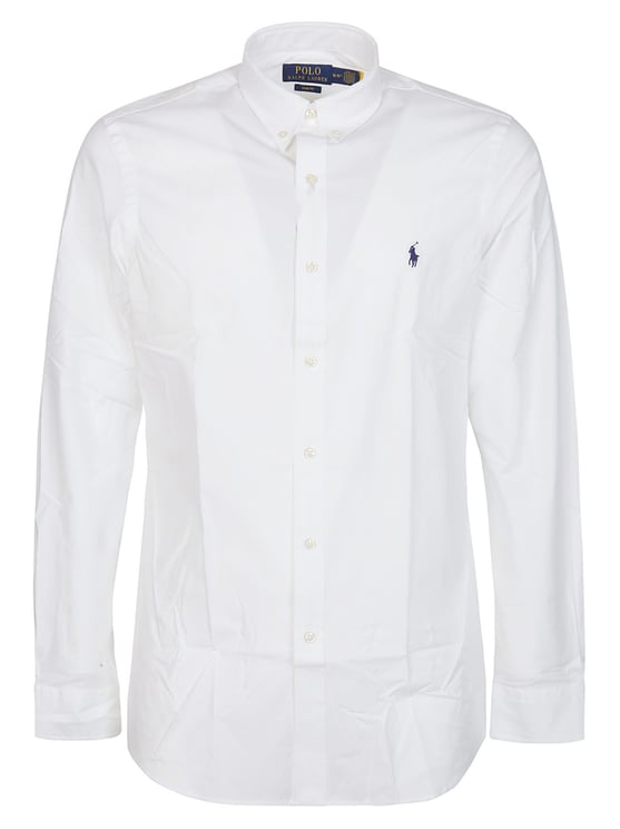 Ralph Lauren Long Sleeve Sport Slim Shirt White
