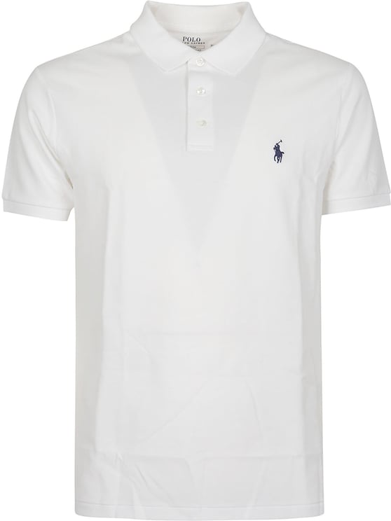 Ralph Lauren Short Sleeve Slim Polo Shirt White