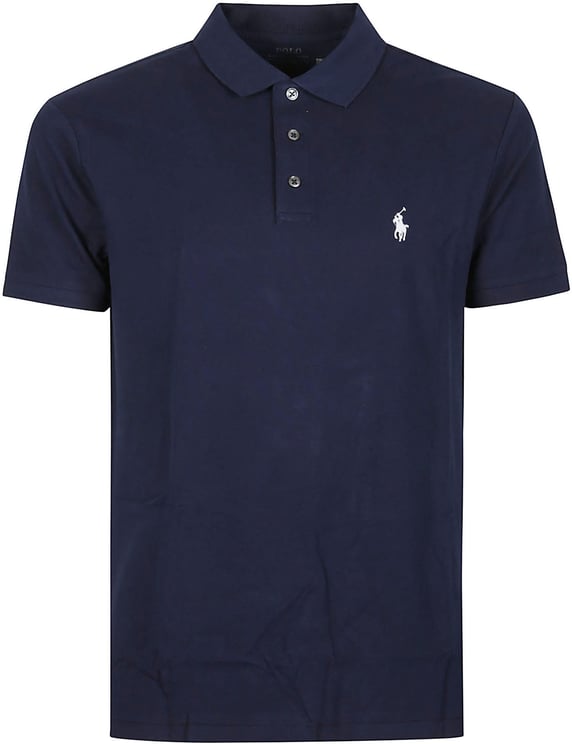 Ralph Lauren Short Sleeve Slim Polo Shirt Blue
