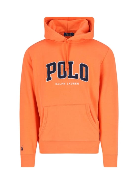 Ralph Lauren Logo Hoodie – Orange