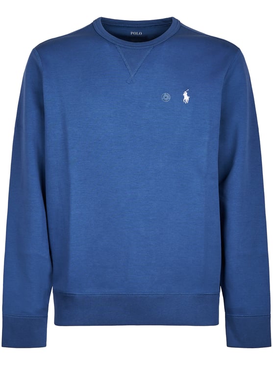 Ralph Lauren Relaxed Fit Crew Neck Sweater with Ribbed Details