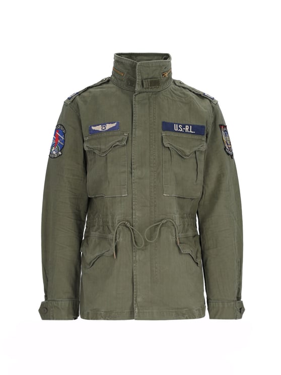 Ralph Lauren Military Jacket With Patch – Green