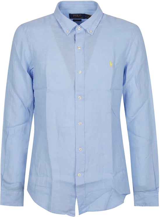 Ralph Lauren Long Sleeve Sport Slim Shirt Blue