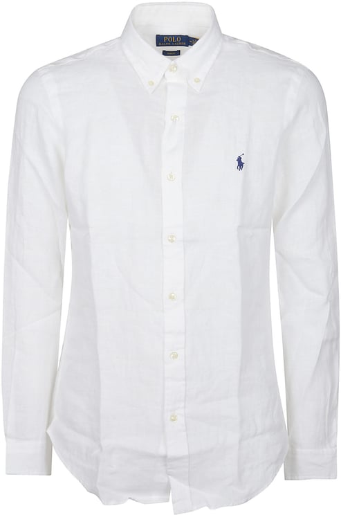 Ralph Lauren Long Sleeve Sport Slim Shirt White