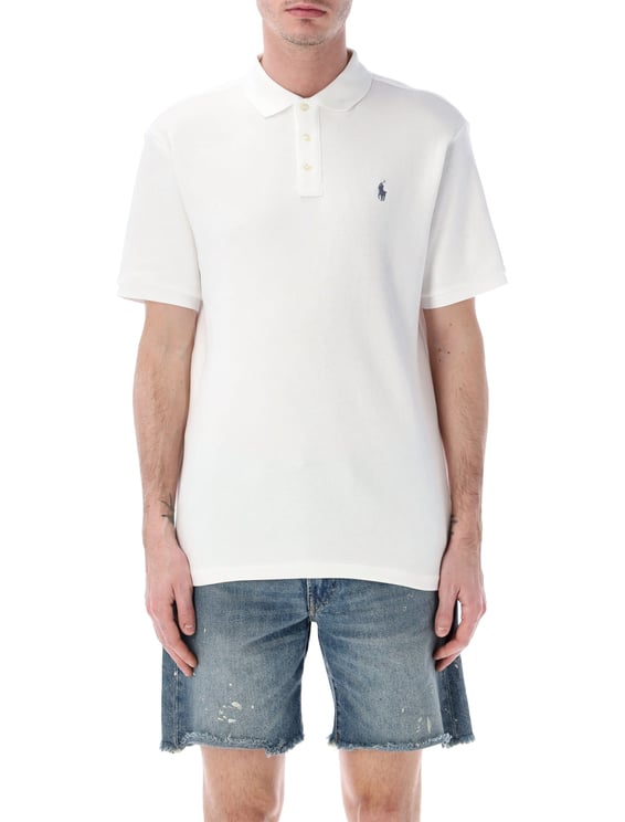 Ralph Lauren Loop Back Polo Bianco