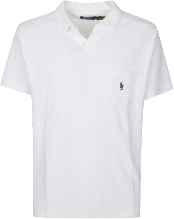 Ralph Lauren Short Sleeve Terry Polo Shirt White