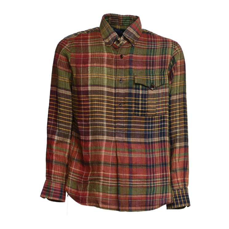 Ralph Lauren Galles Slub Linen Classic Fit Shirt