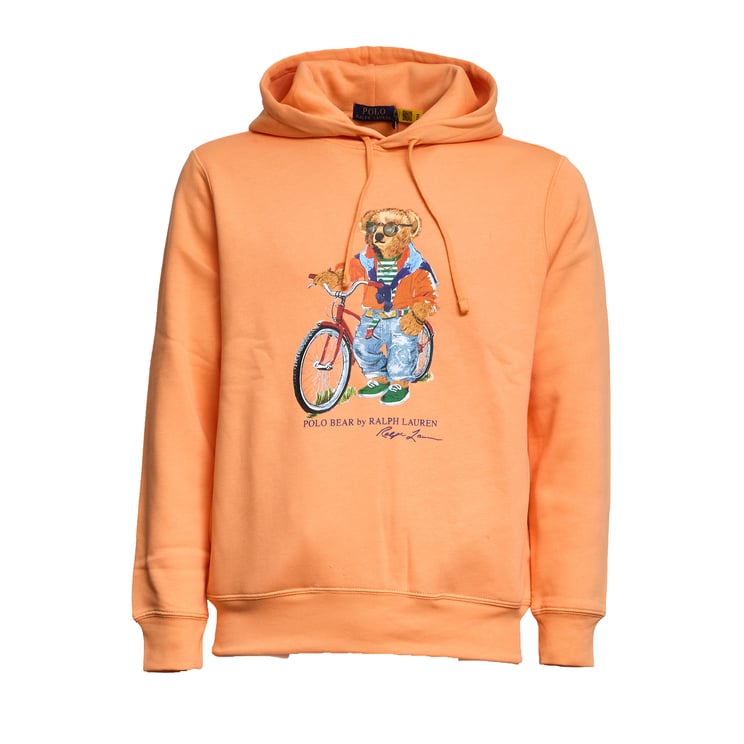 Ralph Lauren Polo Bear Printed Drawstring Hoodie