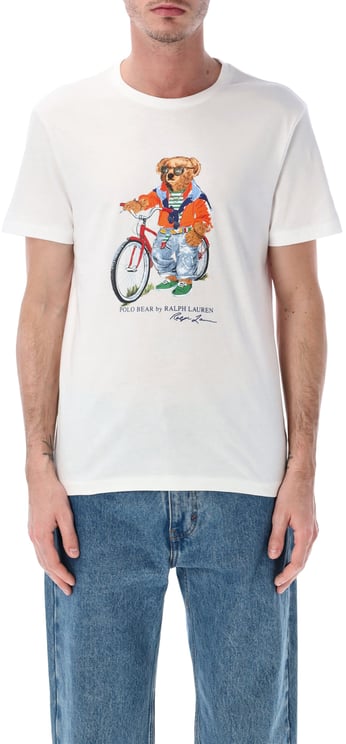 Ralph Lauren Bear S/S Tee Bianco