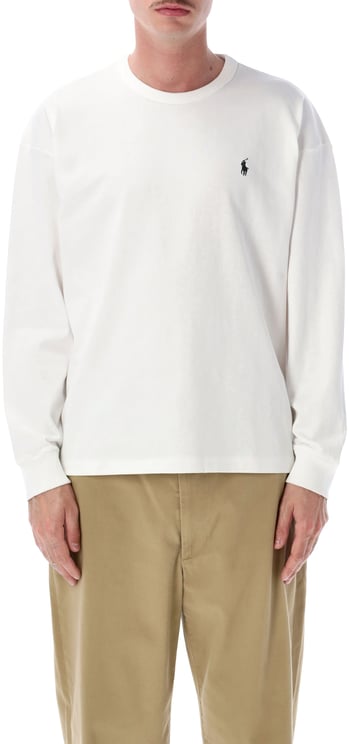 Ralph Lauren Heavyweight L/S Tee Bianco