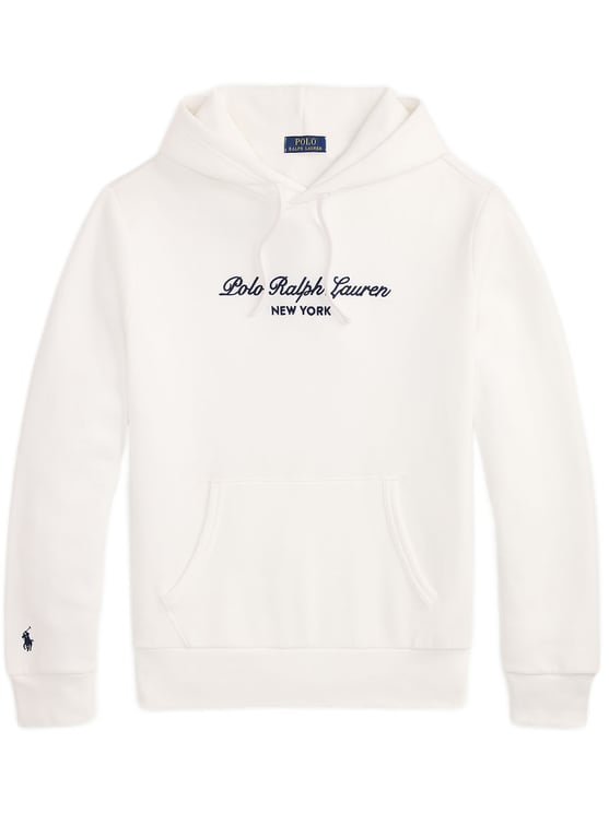 Ralph Lauren Hooded Knit Sweatshirt With Signature Detailing