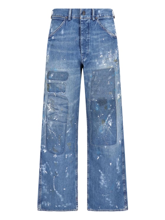 Ralph Lauren Blue Straight-Leg Traditional Denim Jeans