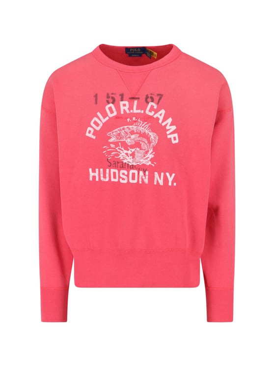 Ralph Lauren Classic Red Sweater With Minimalist Design