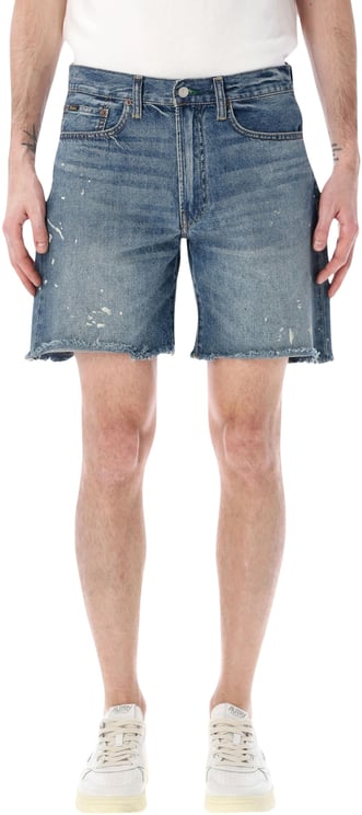 Ralph Lauren Denim Paint Short Med Blue