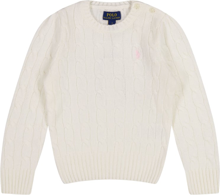 Ralph Lauren Ralph Lauren Kinder Meisjes Trui In Off White