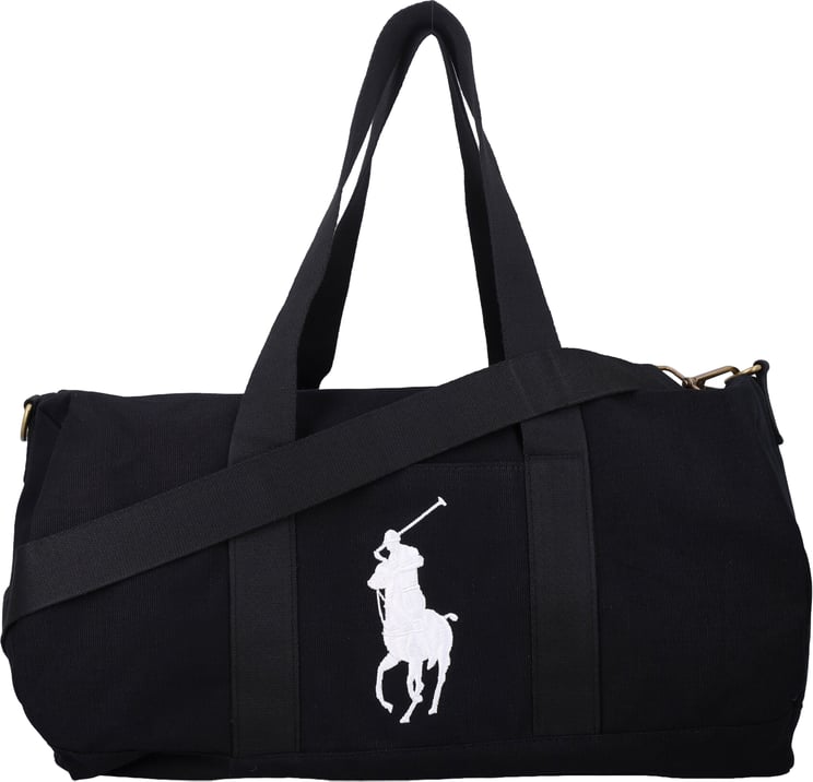 Ralph Lauren Sportbag Logo Nero