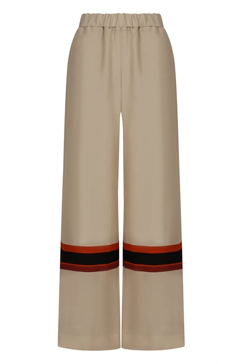Raquel Diniz Linen and silk trousers